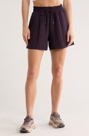 Zella Whisper Knit High Waist Shorts in Purple Nebula at Nordstrom Rack, Size X-Small