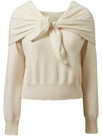 Tove Malia knitted top - women - Cashmere - M - Neutrals