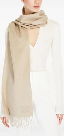 Max Mara Sciarpa con frange - Toni neutri