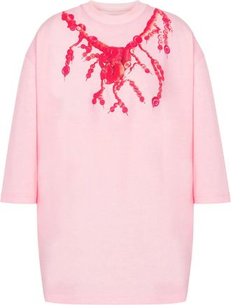 Moschino T-shirt con stampa x Judy Blame - Rosa