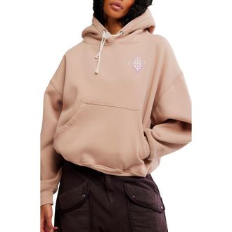 Free People FP Movement Final Call Graphic Hoodie in Sandy Combo at Nordstrom, Size X-Small