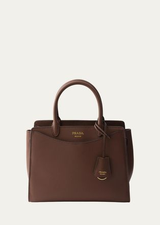 Prada Prelude Medium Leather Top-Handle Bag