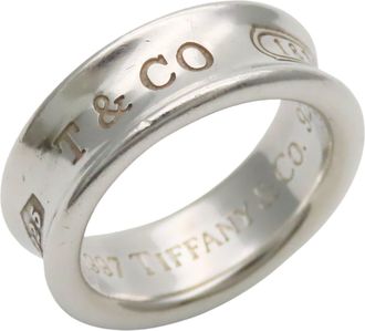 Tiffany & Co. 1837 Silver Silver 925 Band Ring (Pre-Owned)