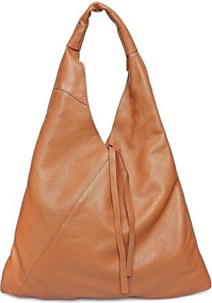 Anna Luchini Brown Rundleer Tas