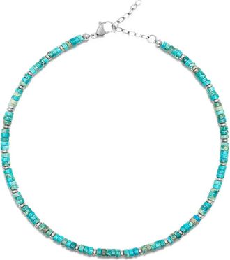 Nialaya Choker con turchese - Argento