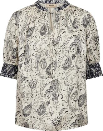 Mos Mosh MMVuella LS Blouse - Dames - Blouses - Veelkleurig - XS - Overhemden