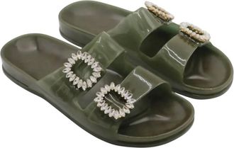 Cacato&egrave;s Womens Anjo Lindo Scented Sandals In Dark Khaki