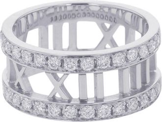 Tiffany & Co. Atlas White Gold (18K) Band Ring (Pre-Owned)