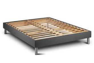 VITALIT Pack Colch&oacute;n Gris Muelles Y Viscoel&aacute;stica 200 X 200