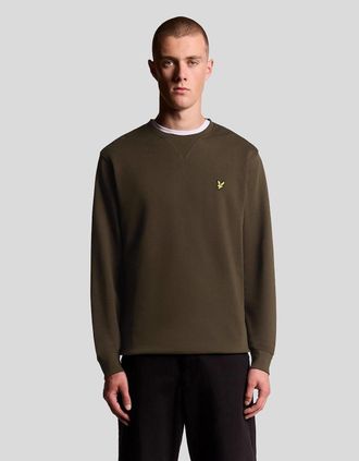 Lyle & Scott Lyle And Scott Mens Cotton Crew Neck Sweatshirt - Green - Size: 42