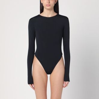 Entire studios Black Nylon Blend Bodysuit