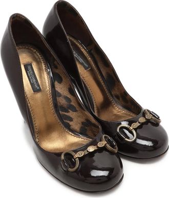 Dolce & Gabbana Pumps con tacco largo - Marrone