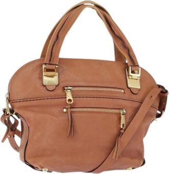 Chlo&eacute; Pre-owned Handbags, female, Brown, Size: ONE SIZE Pre-owned Angie Tote