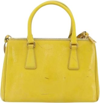 Prada Pre-owned Vintage Handbag - Dames - Vintage Handtas - Geel - ONE Size - Vintage