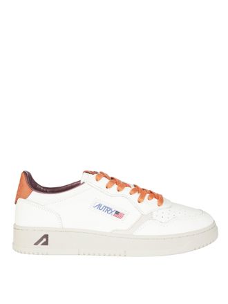 Autry White Medalist Low Leather Sneakers