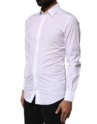 Dolce & Gabbana 100% Cotton Shirt - White