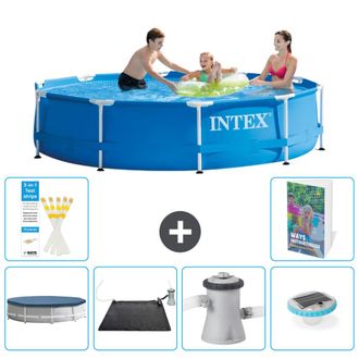 Intex Piscina Con Estructura Redonda - 305x76 Cm - 7-piezas S154