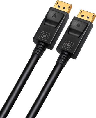 OEM Cable Displayport 1.4 - 8k 60hz - 4k 144hz - 32,4 Gbps - Certificado - Cable Dp 1.4 - 1,5 Metros
