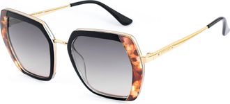 Guess Smoke Gradient Butterfly Ladies Sunglasses GF6174 01B 52