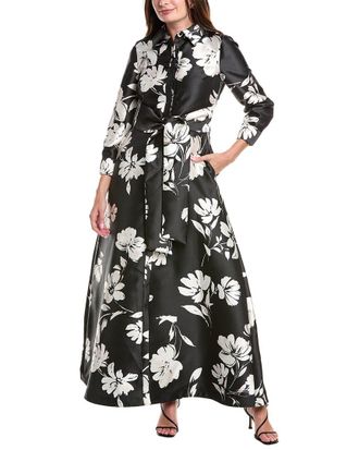 Julia Jordan Tie Waist Shirt Gown
