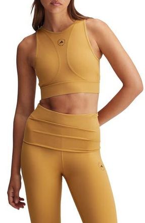 adidas by Stella McCartney TST Crop Tank in Dessert Dune at Nordstrom Rack, Size Small