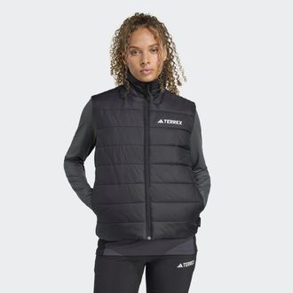 ADIDAS TERREX Funktionsweste ADIDAS TERREX W MT ESS PAD V, Damen, Gr. XL, schwarz, Obermaterial: 100% Polyamid, Westen Funktionsweste