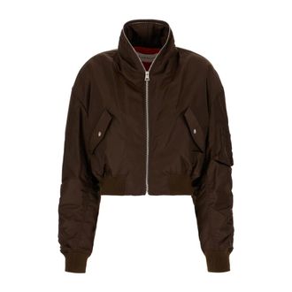 Givenchy Dames, Jassen, Bruin, Maat: S Polyamide