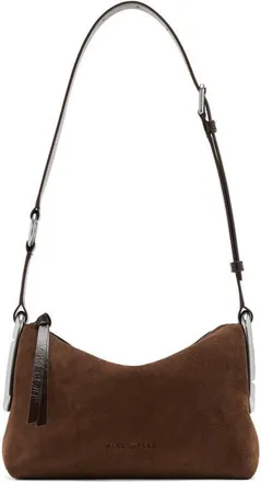 Marc Jacobs Scene Medium Crinkled Leather Shoulder Bag in Dark Brown at Nordstrom