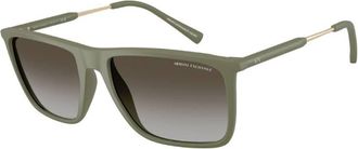 A|X Armani Exchange Brown Gradient Square Mens Sunglasses AX4160S 838113 57