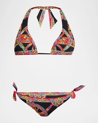 Dolce & Gabbana St. Carretto Printed Bikini