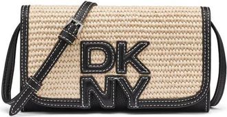 DKNY Nicole Wallet On A String in Natural/black at Nordstrom