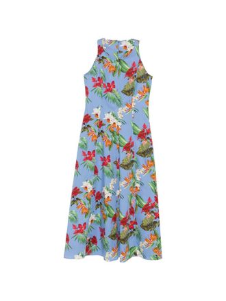 Archivio 67 Bedrucktes Midikleid aus Baumwolle