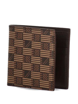 Moreau patterned bi-fold wallet - Brown