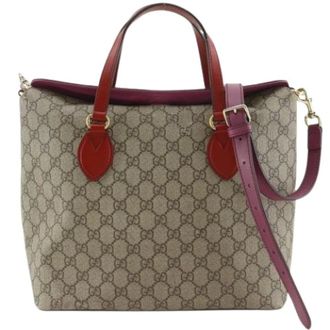 Gucci Pre-owned Handbags, female, Brown, Size: ONE SIZE Pre-owned Vintage Handbag