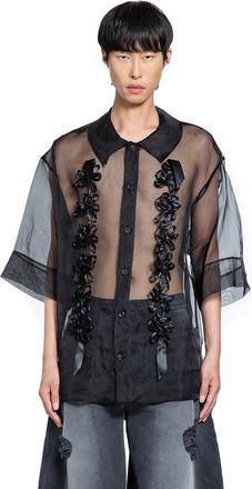 Simone Rocha Ribbon Daisy Chain Boxy Shirt
