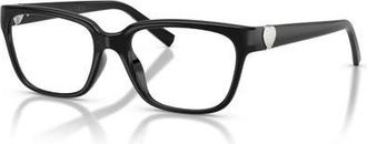 Tiffany & Co. 52mm Rectangle optical glasses in Black at Nordstrom