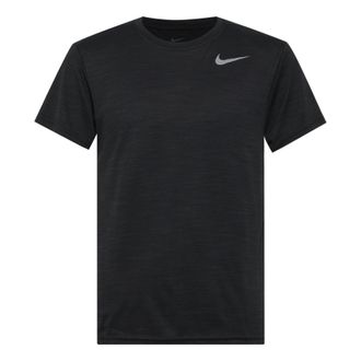 Nike Mens Nike Running Training Quick Dry Sports Round Neck Short Sleeve Black T-Shirt DB4230-010