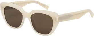 Saint Laurent Dames, Accessoires, Beige, Maat: 52 MM