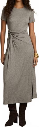 Reiss Hadley Jersey Midi Dress In Grey