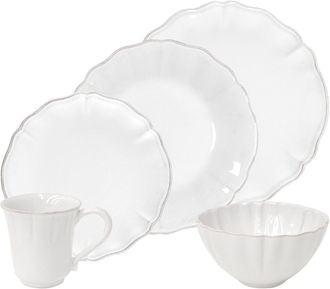 Costa Nova Geschirr-Set Alentejo 30-tlg. - Weiss