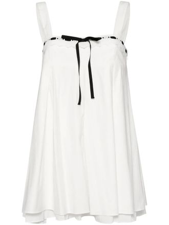 Reformation Shai dress - women - Polyester/Spandex/Elastane/Organic Cotton - 4 - White