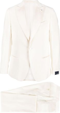 Lardini two-piece single-breasted suit - men - Wool/Silk - 52 - Neutrals