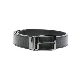 Emporio Armani Heren, Accessoires, Zwart, Maat: ONE Size Leer