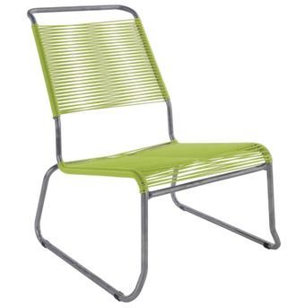 Schubiger M&ouml;bel Spaghetti-Kufen-Lounger-Hochlehner S&auml;ntis