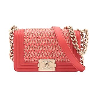Chanel Pre-owned Chain Flap Bag - Dames - Pre-owned - Rood - Maat: ONE Size