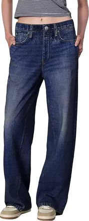 Generic Womens Jeans Stretchy Ladies Plus Size Trousers High Waist Wide Leg Pull On Straight Baggy Petite Short Leg Pants Boyfriend Jeans Denim Bootcut