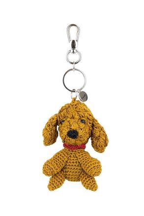 The Sak Yarnicharmz Hand Crochet Dangle - Dogs in Golden Labradoodle at Nordstrom
