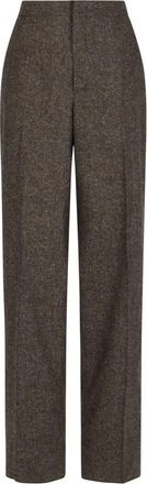 Tagliatore Rechte Broek - Dames - Straight fit broeken - Bruin - M - Broeken