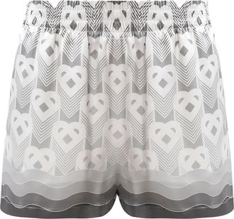 Casablanca Shorts con monogramma - Grigio