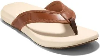 Cole Haan Montauk Resort Flip Flop in British Tan Angora at Nordstrom Rack, Size 12